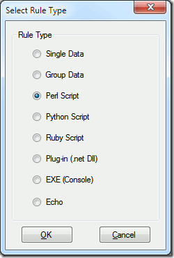 Select Rule Type - Perl