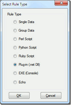 Select Rule Type_Plugin