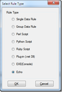 Select Rule Type