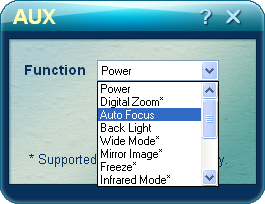 Sony - AUX Panel