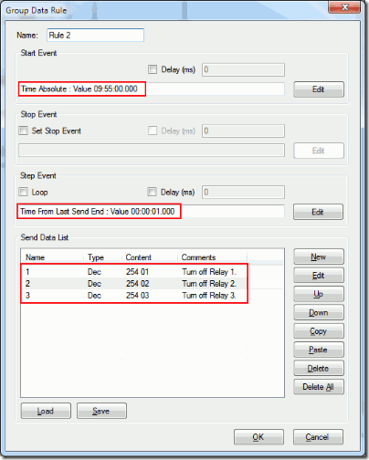 Group Data Rule - Turn Off