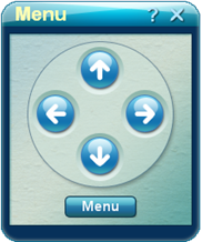 PTZ Controller Menu Panel