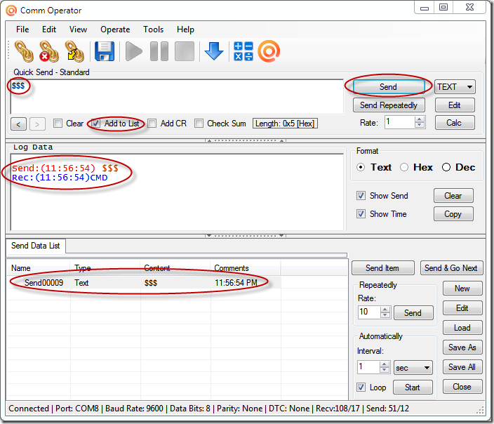 Configure WiFly GSX/EZX Module with Comm Operator