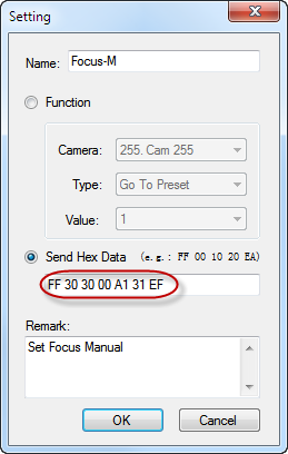 Set Canon - Focus Manual