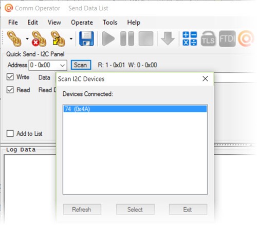 Scan I2C Device TMP100