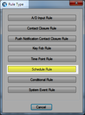 N-Button Automation Rule - Shedule Rule