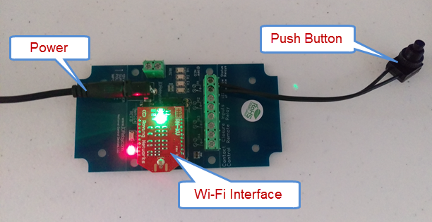 Wi-Fi Push Notification Board