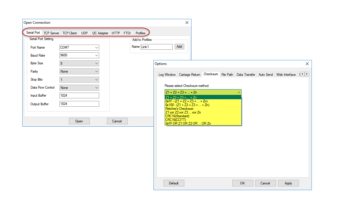 rs232 serial communication software free download