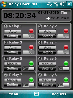 Relay Timer R8X PPC