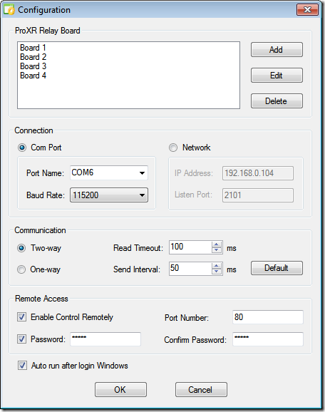 Relay Timer - Configuration