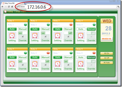 Relay Timer R8X -Remote Control