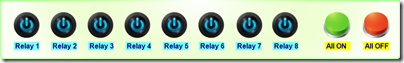 N-Button Relay Control Widgets