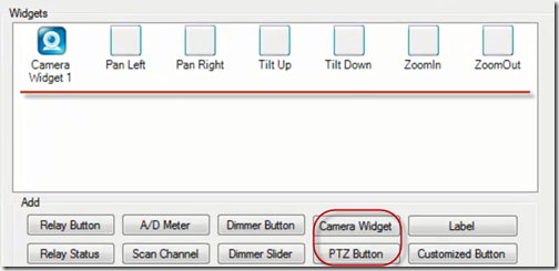 N-Button Camera Widget