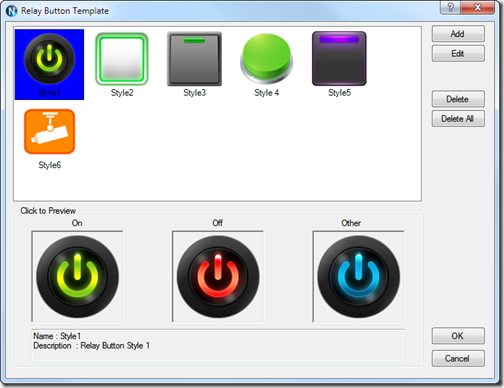 N-Button Relay Button Template