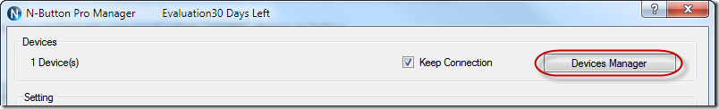 N-Button Pro - Device Manager