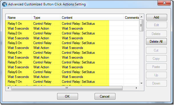 Click Actions Setting