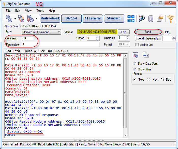 Send port. Serial Port Tool. At Command ATDT R.