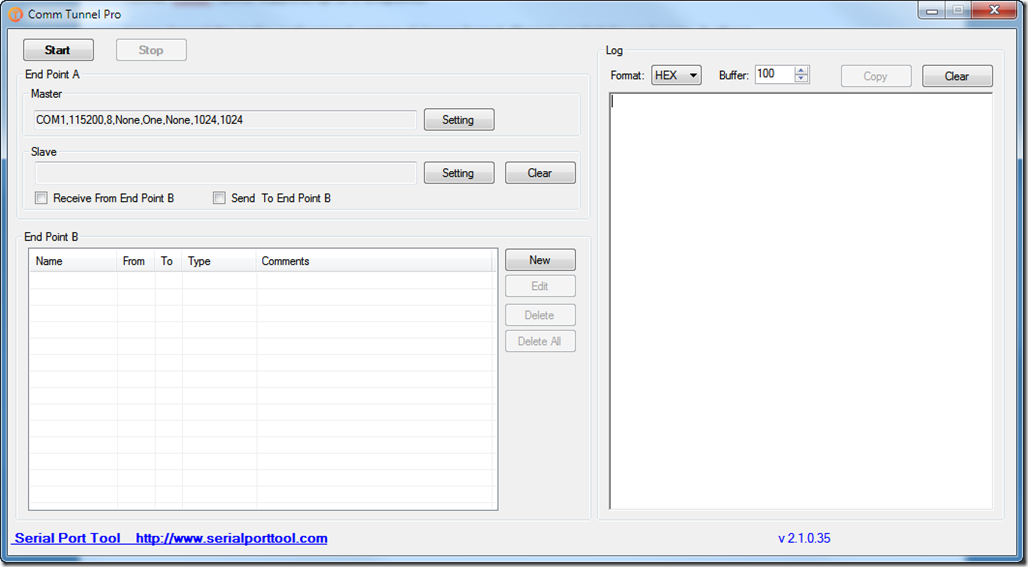 Comm Tunnel Pro - Build Tunnel for COM port, TCP, UDP