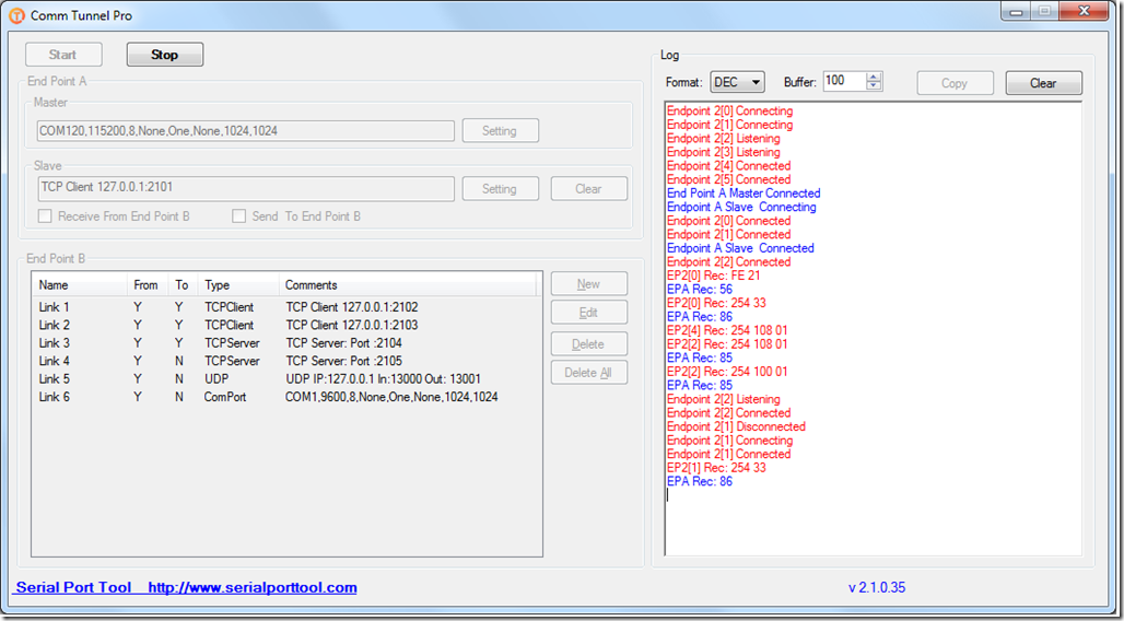 Comm Tunnel Pro - Build Tunnel for COM2COM, COM2TCP, COM2UDP, TCP2TCP ...