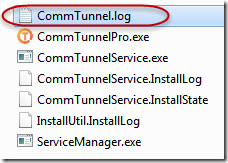 Comm Tunnel Log File