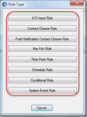 N-Button Automation Rule Type