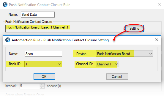 N-Button - Automation Rule - Push Notification