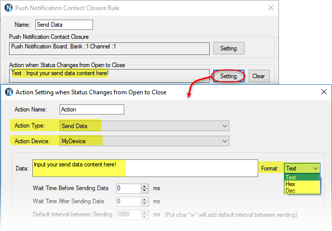 N-Button - Automation Rule - Push Notification Rule