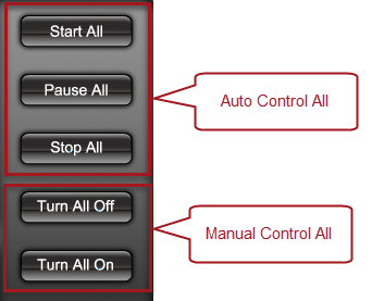 Quick Timer R8X - Relay Control Buttons