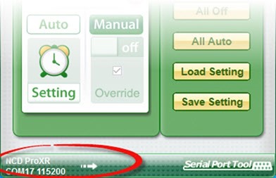 Relay Timer R2X - Connection status