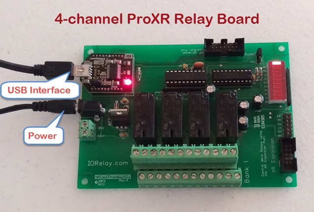 4-channel ProXR Relay Board