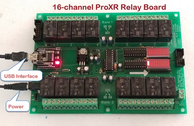 16-channel ProXR Relay Board