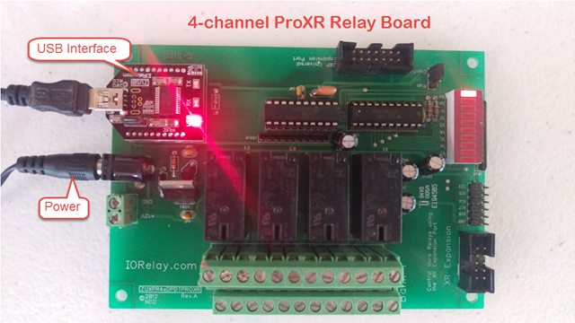 4-channel ProXR Relay Board