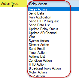 N-Button Pro - Actions List - Action Type