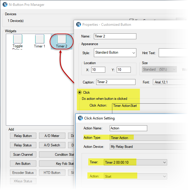 N-Button - Add Customized Button for Timer 2